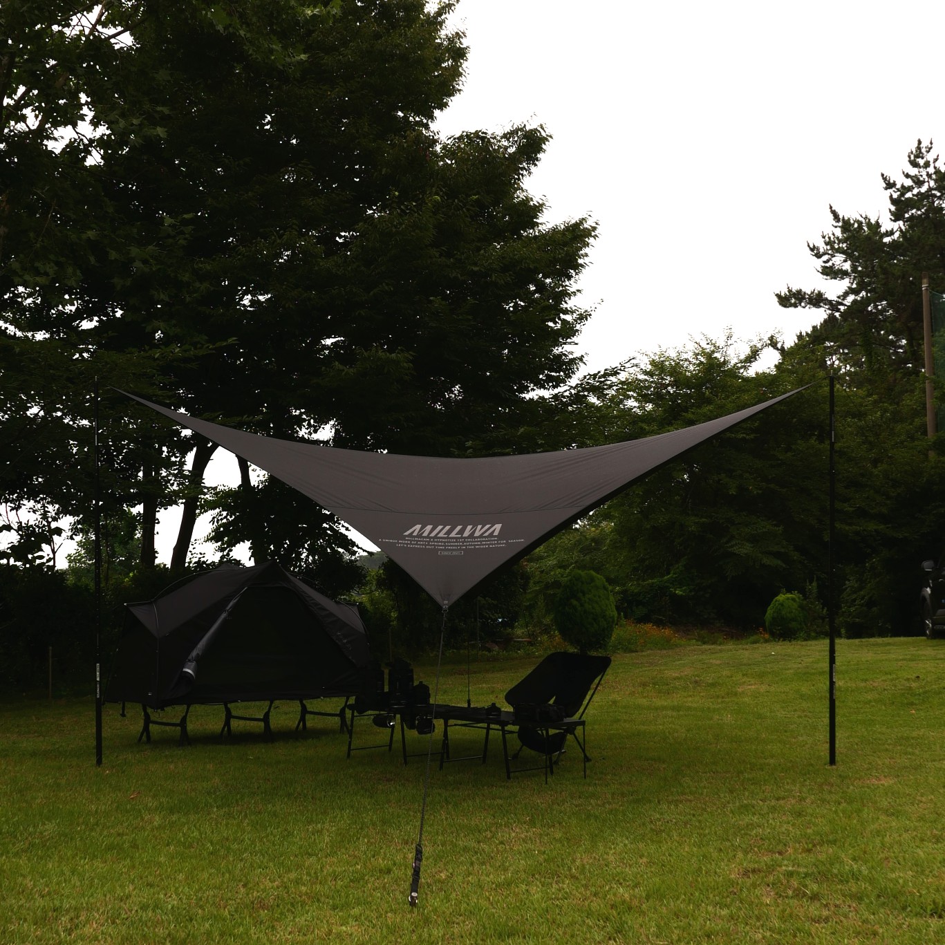 [MILLWA x HYPNOTIZE] STEALTH WING TARP 스텔스 윙타프