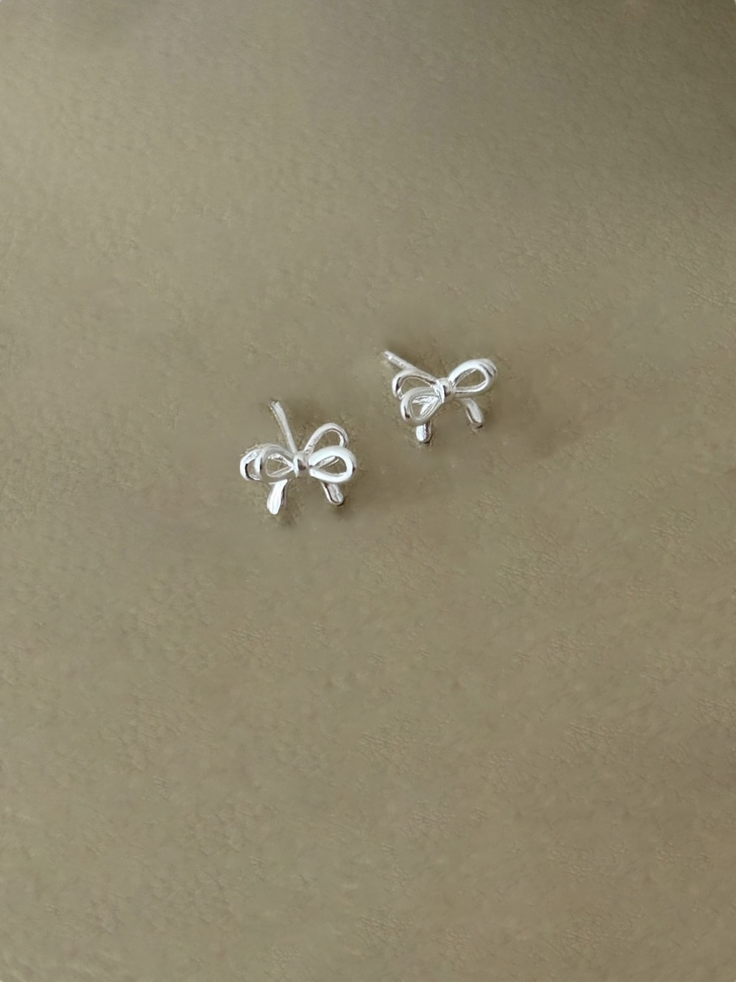 925silver • Ribbon earring 01