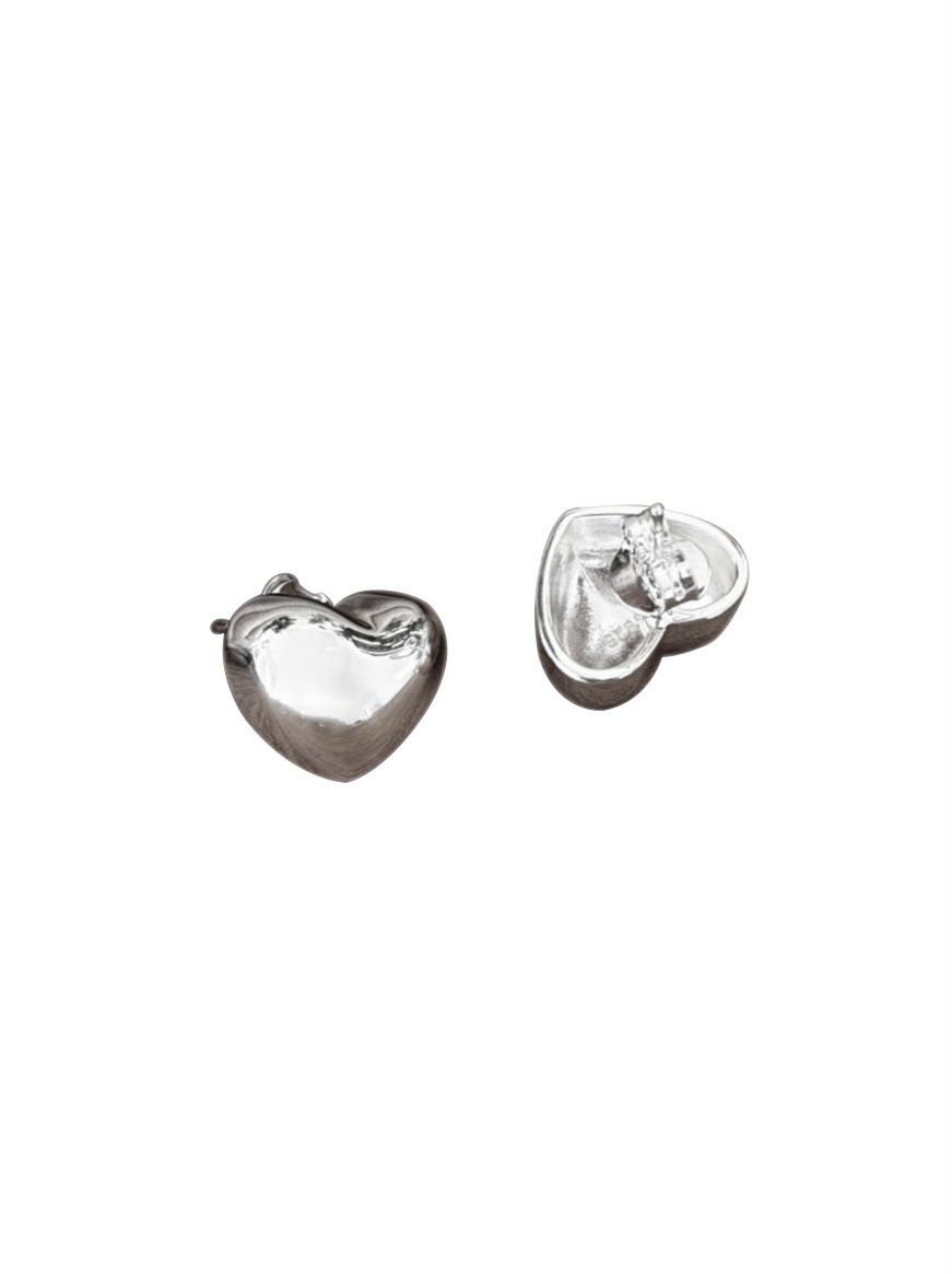 Tender heart earring • 925silver