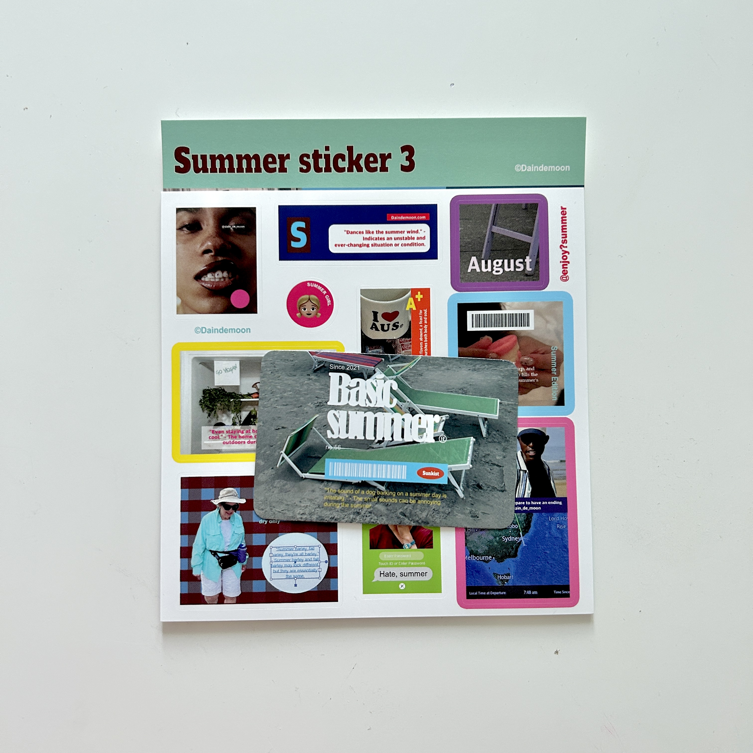 Summer sticker ver.3