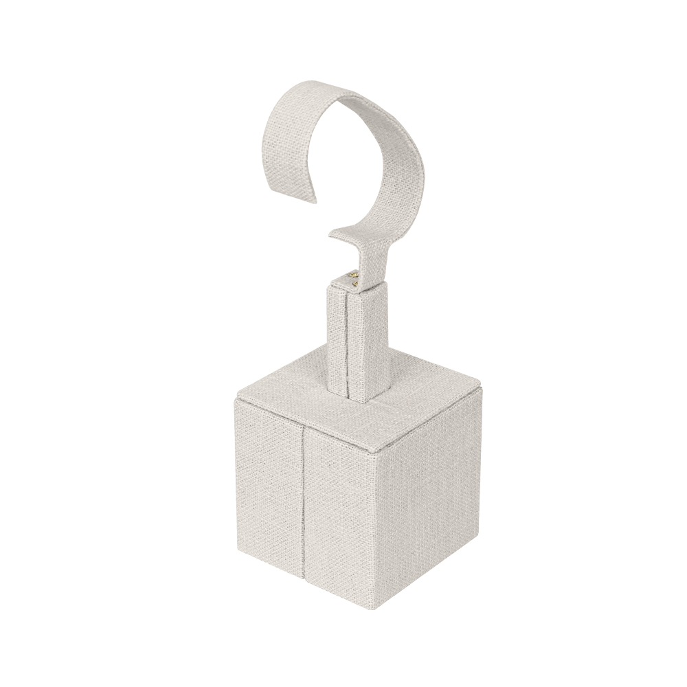 린넨 1조 고급형 시계 팔찌 진열대 베이지 6x6x18