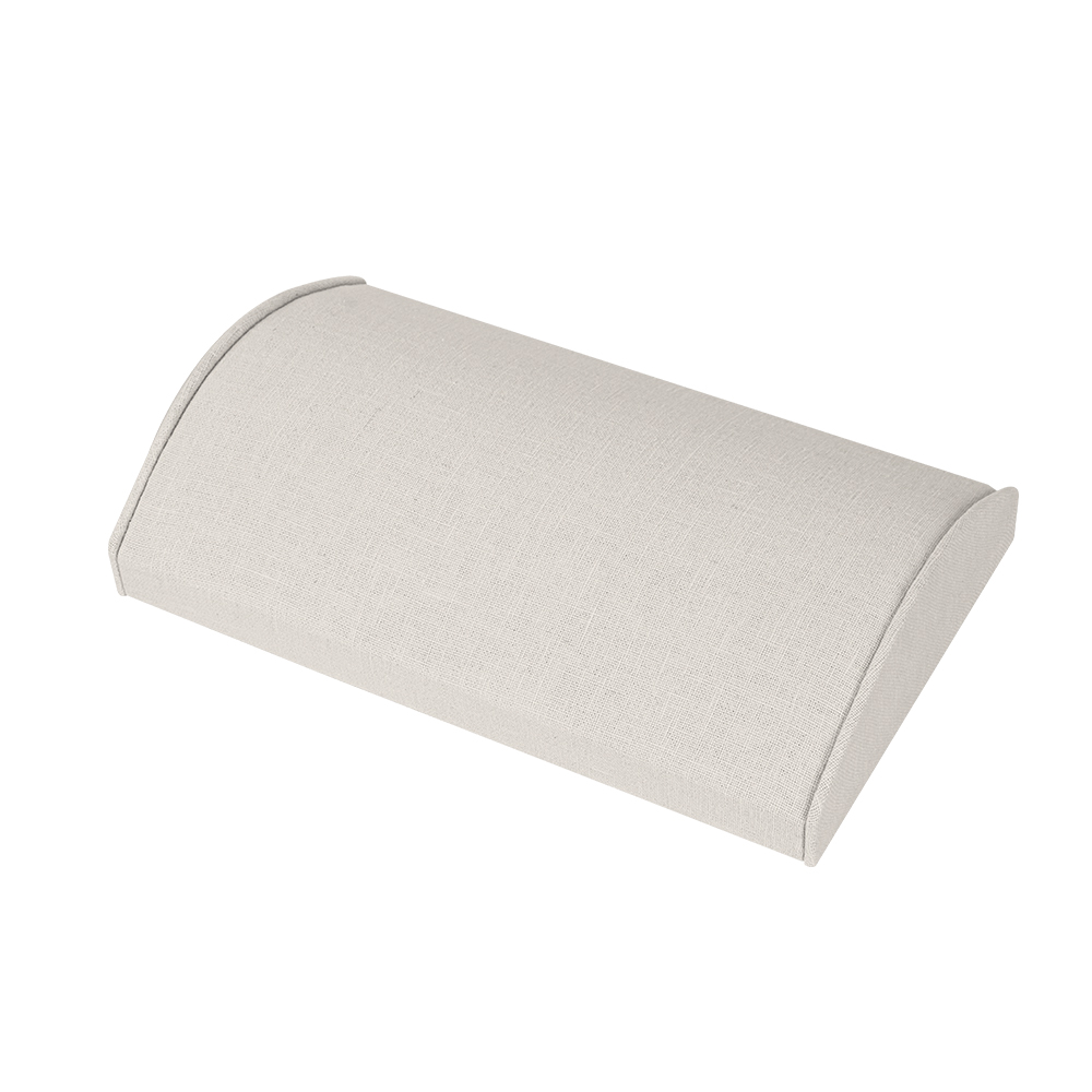 린넨 반원 팔찌 진열대 베이지 30x20x6.5