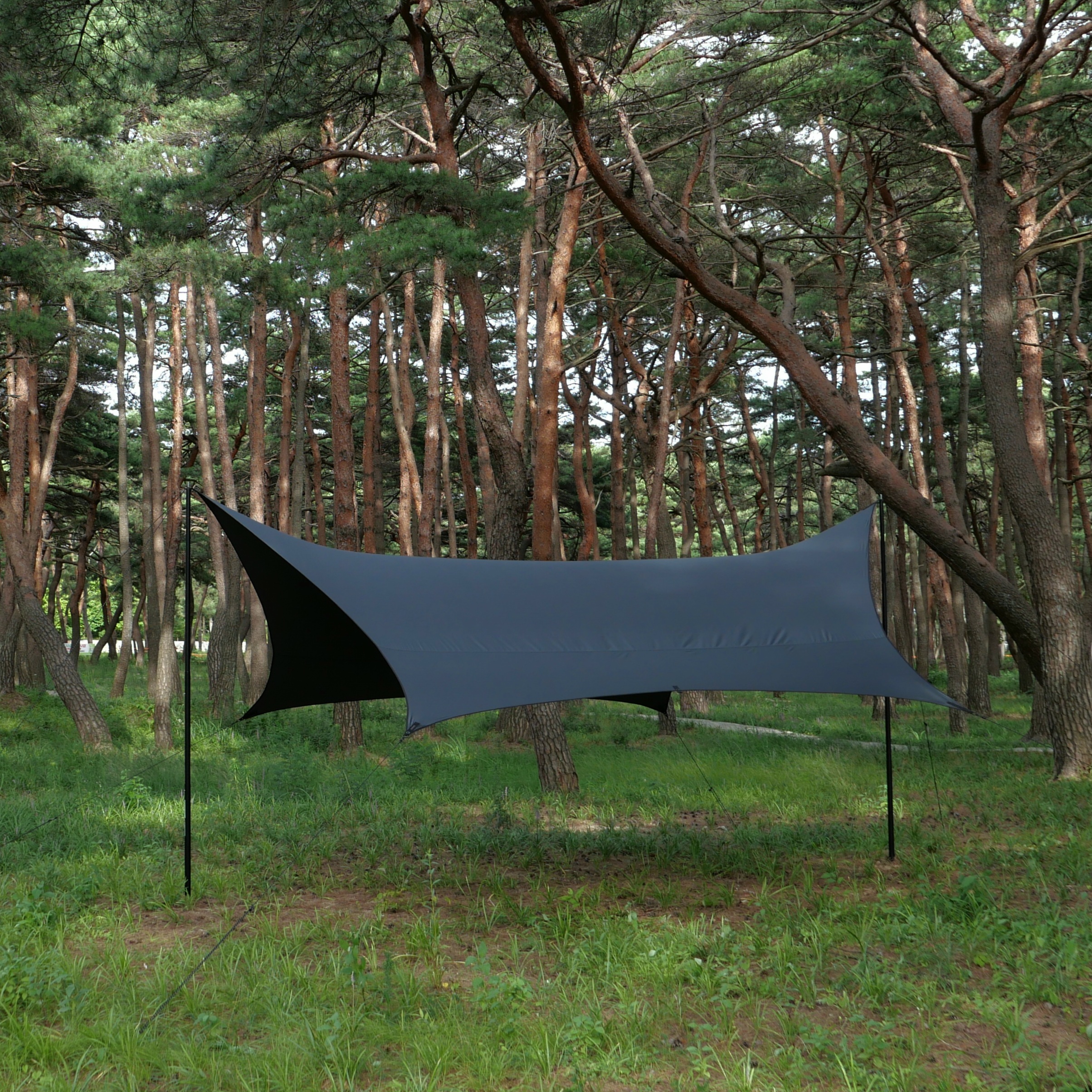 [힙노타이즈] DOPE HEXA TARP 도프 다크그레이 헥사 방염 타프