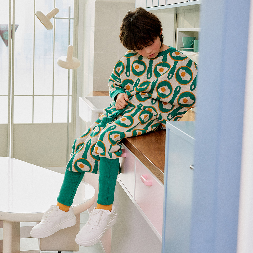 EGG KNIT PANTS