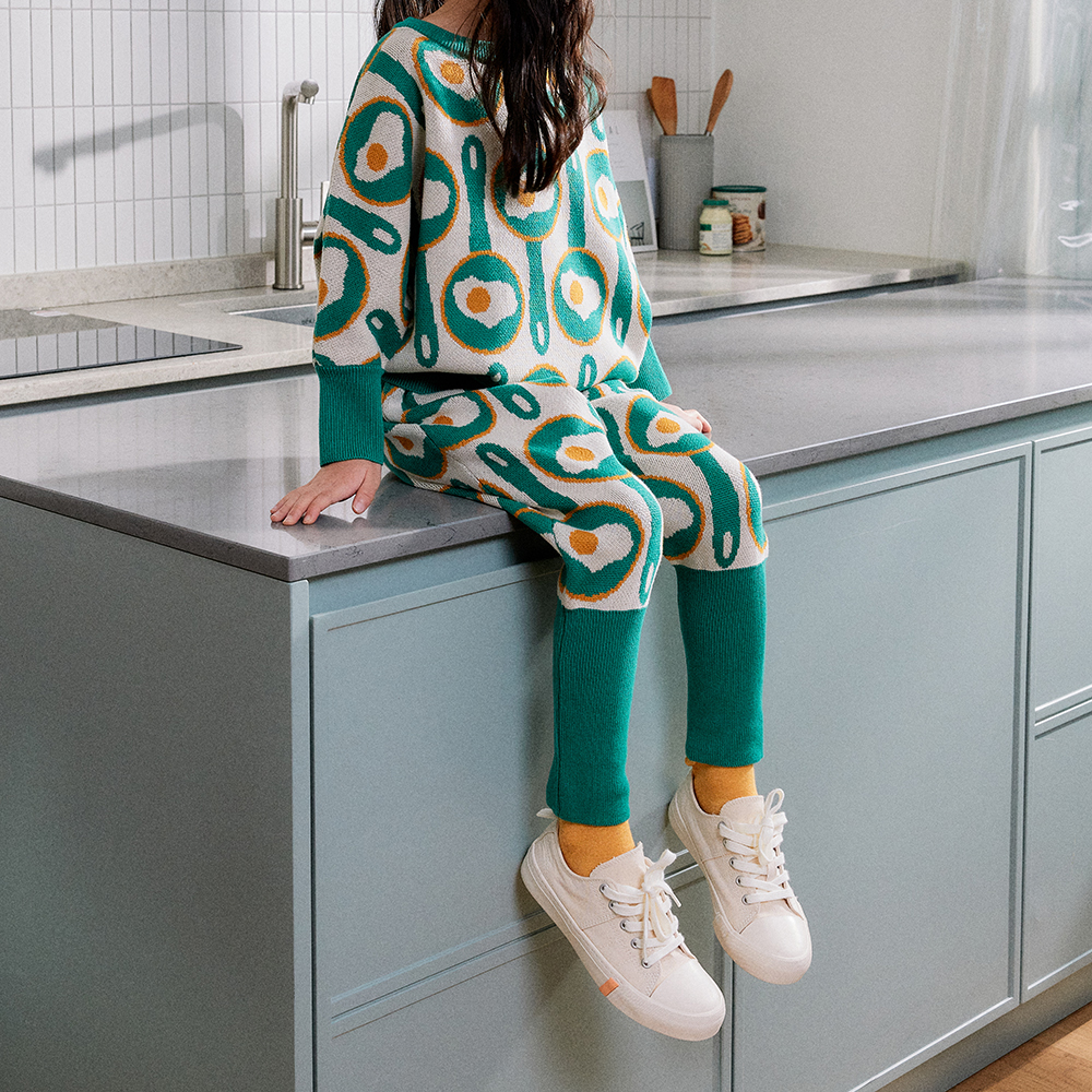 EGG KNIT PANTS