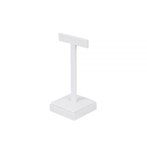 인조가죽 일자 T형 귀걸이 진열대 화이트 중 5x5x10.5