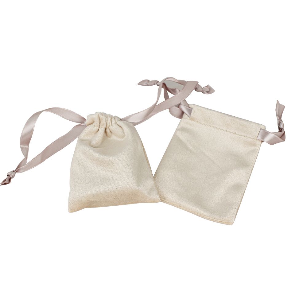 사각 주머니 주얼리 파우치 베이지 8x10cm 20장