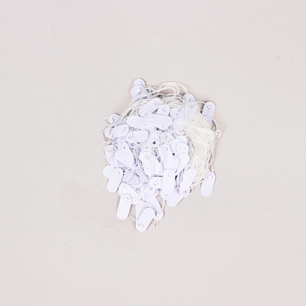 PVC 실택 백색 8mmx20mm 200장