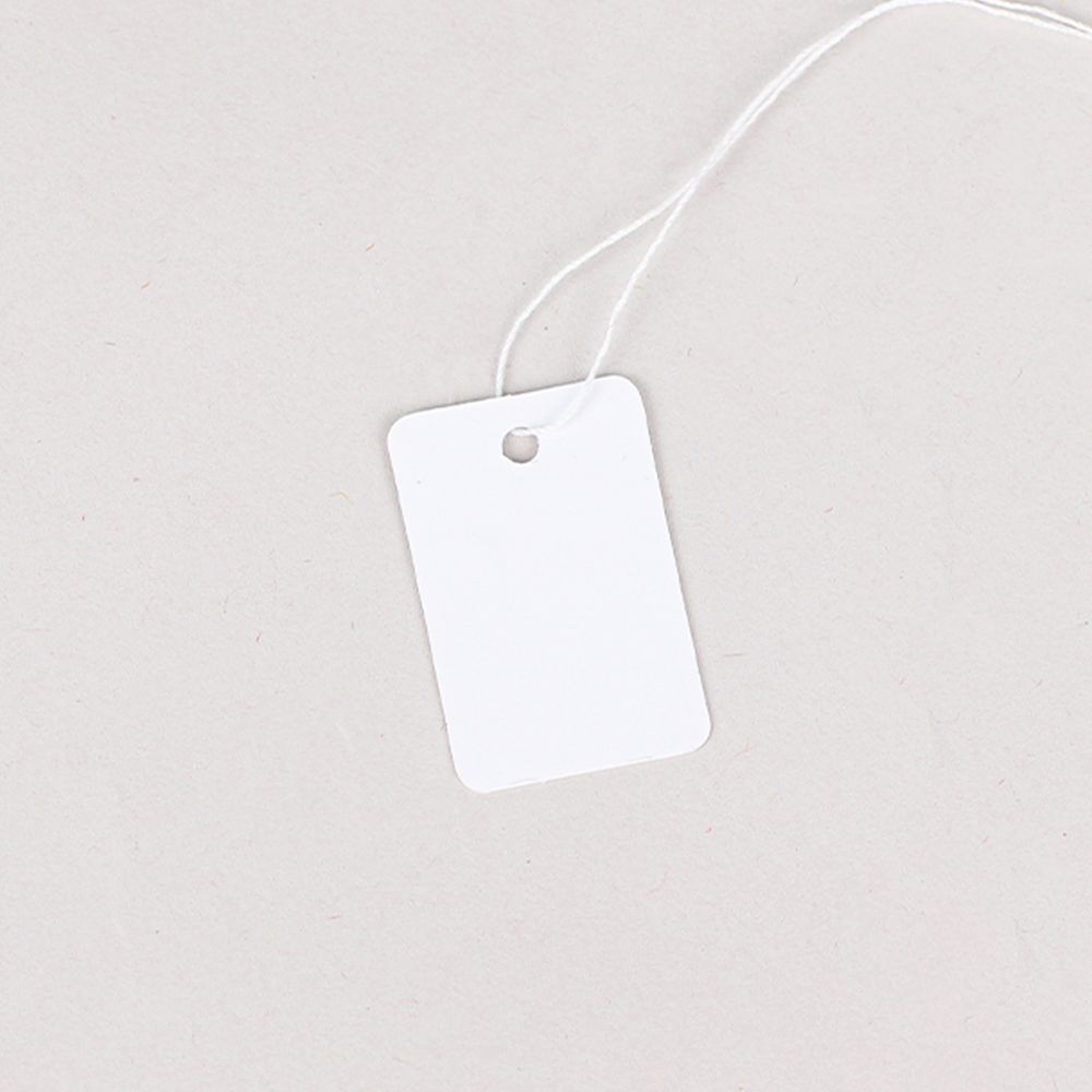 화이트 무지 실택 사각 13mmx23mm 200장