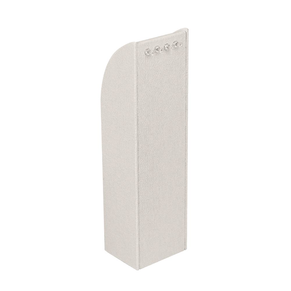린넨 일자형 목걸이 진열대 베이지 대 10x8x35
