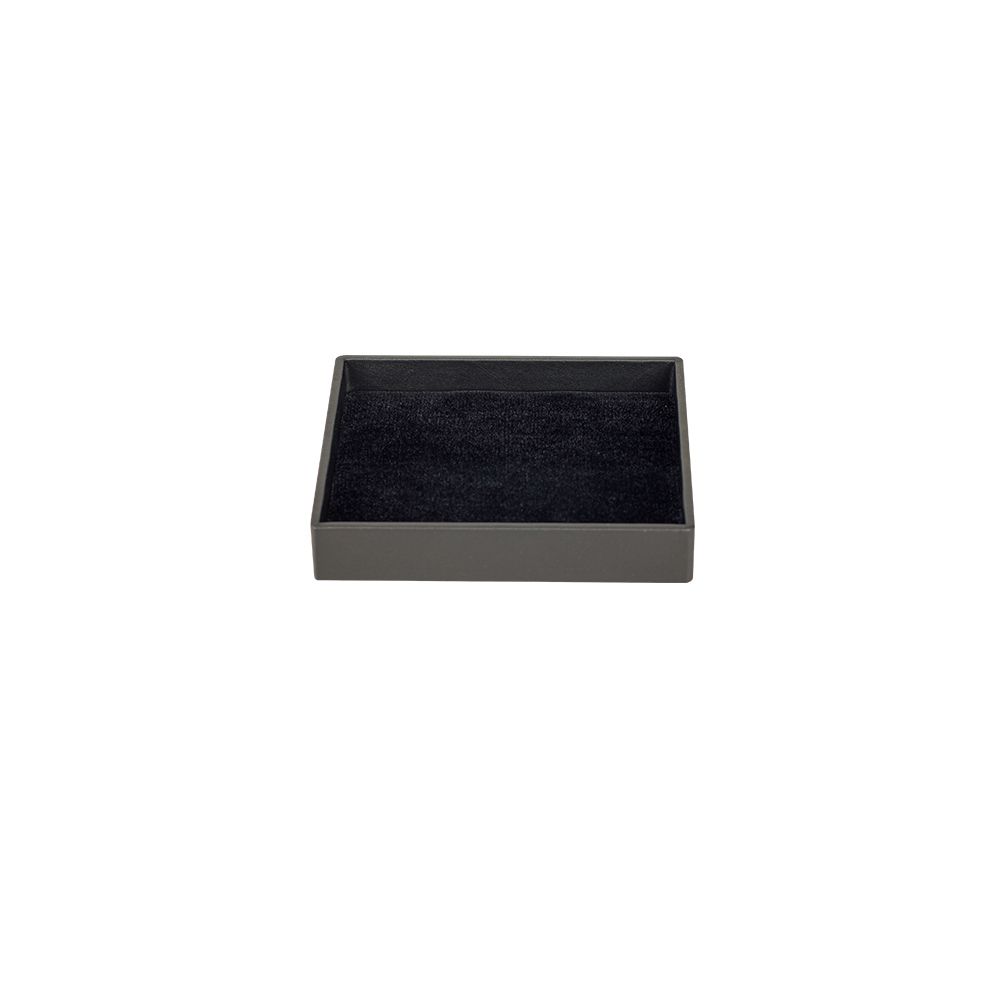벨벳 민판 악세사리 다용도 진열대 블랙 14.5x12.5x2.5cm