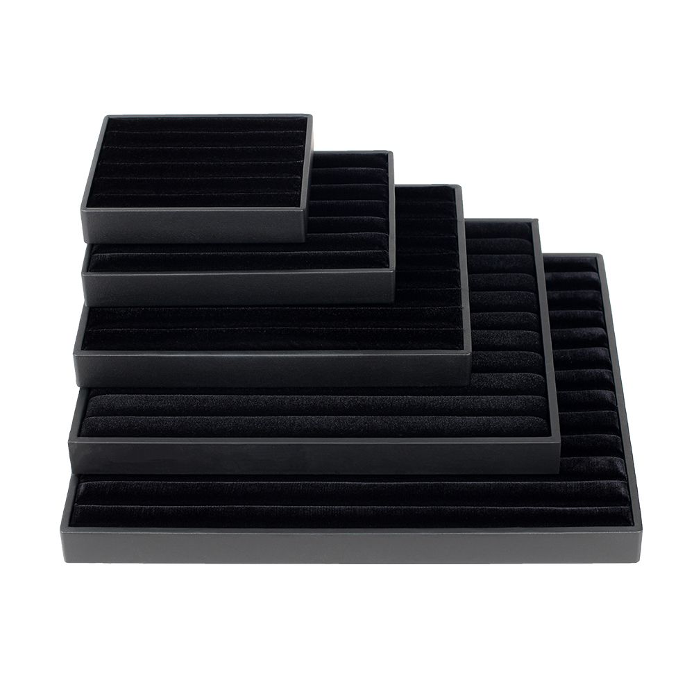 벨벳 반지 진열대 블랙 20x15x2.8