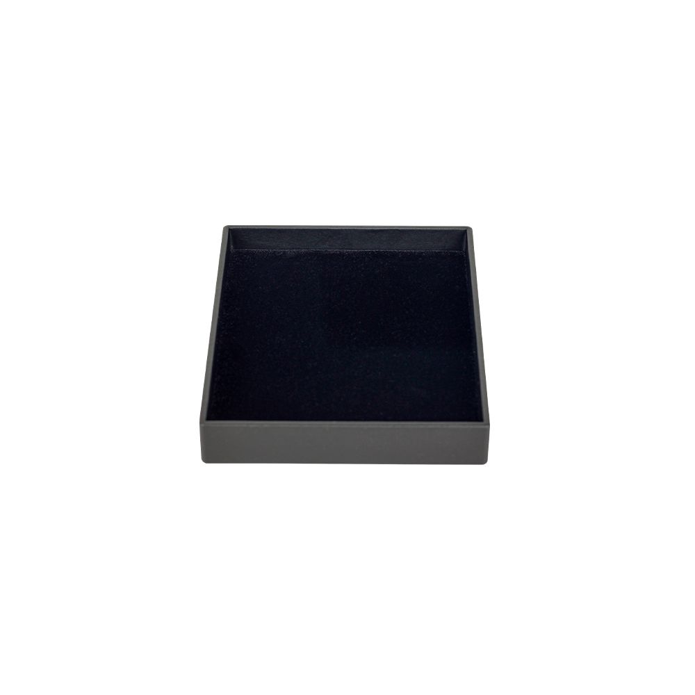 벨벳 민판 악세사리 다용도 진열대 블랙 20x15x2.5cm