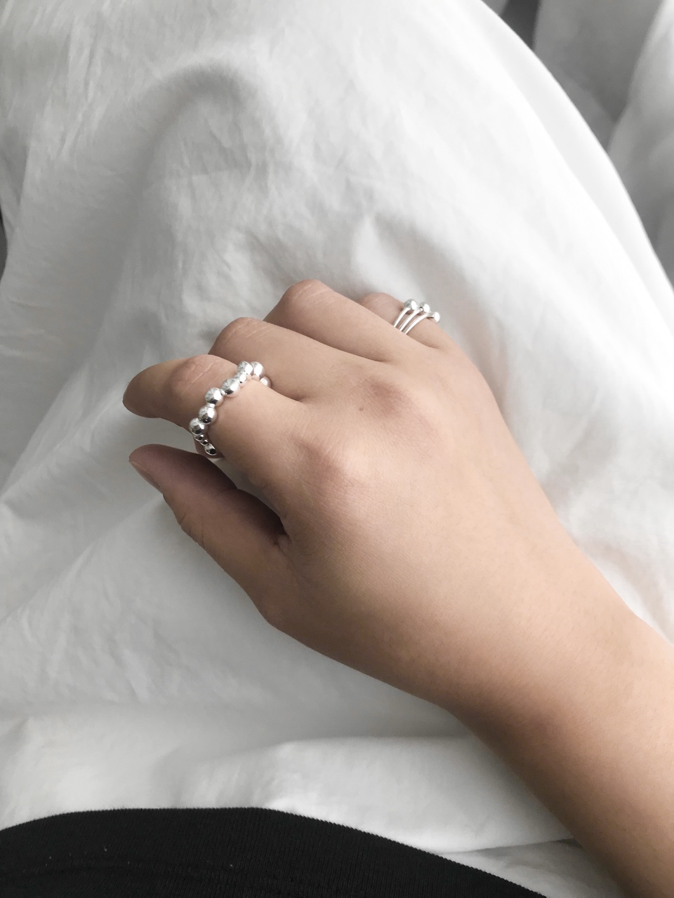 Spring baby ring • 925silver