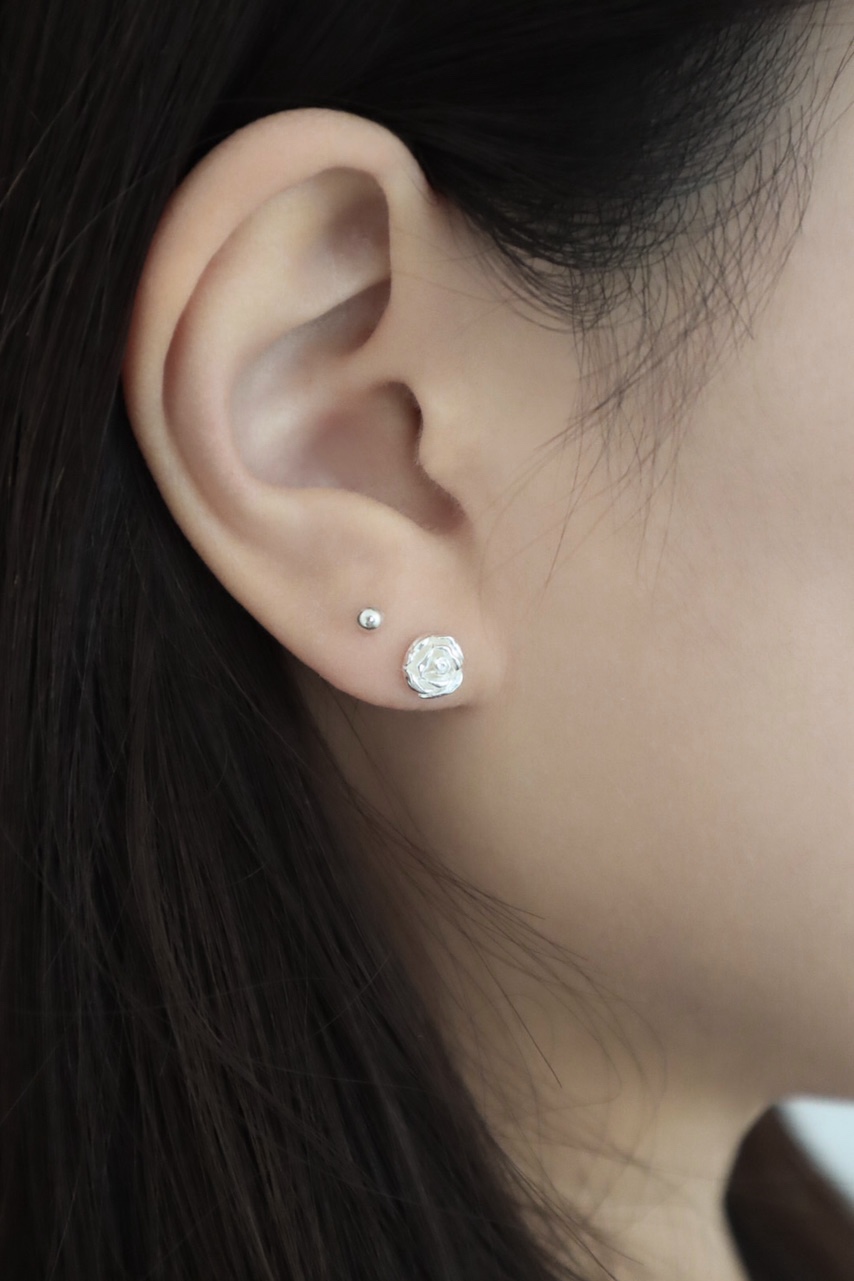 Rose earring • 925silver