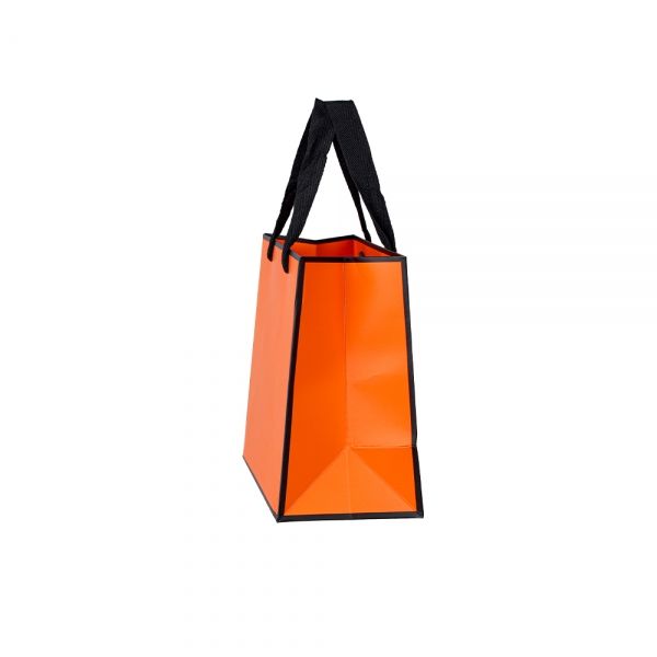 블랙라인 오렌지 고급 쇼핑백 23x10x18cm 10장