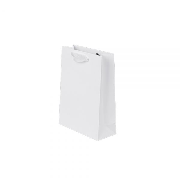 무광 화이트 고급 쇼핑백 15x6x20cm 10장