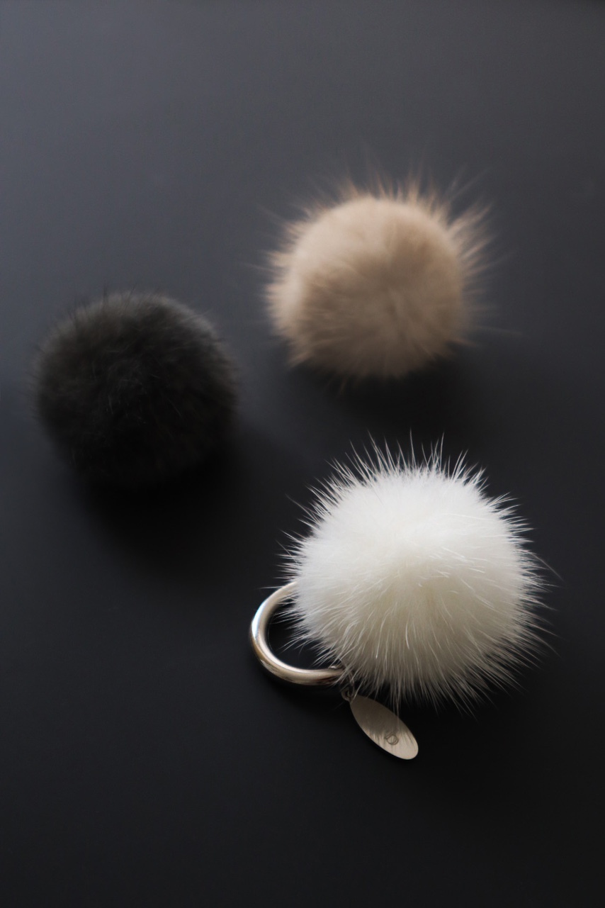 Snow flake keyring /3colors