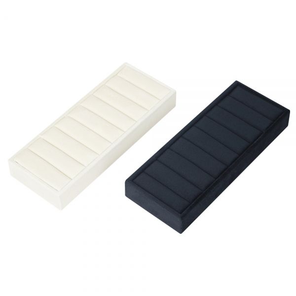 뉴벨벳 반지 팔찌 겸용 진열대 블랙 20x8.5x2.5cm