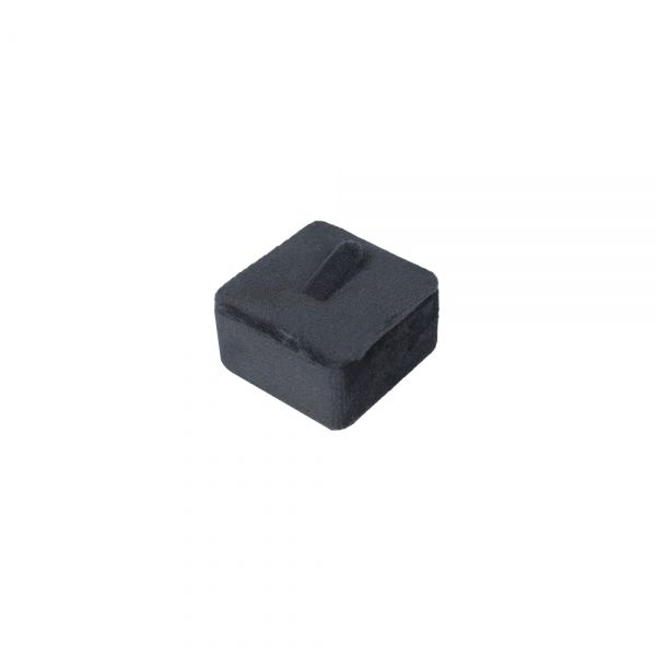 뉴벨벳 사각 1구 반지 진열대 블랙 6x4.5x2.5cm