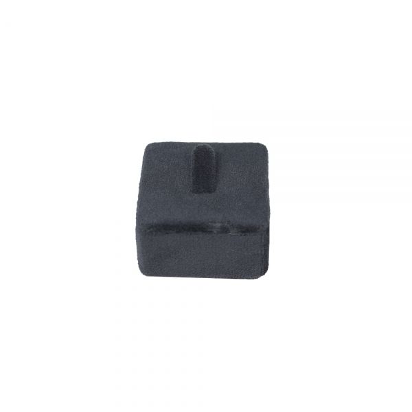 뉴벨벳 사각 1구 반지 진열대 블랙 6x4.5x2.5cm