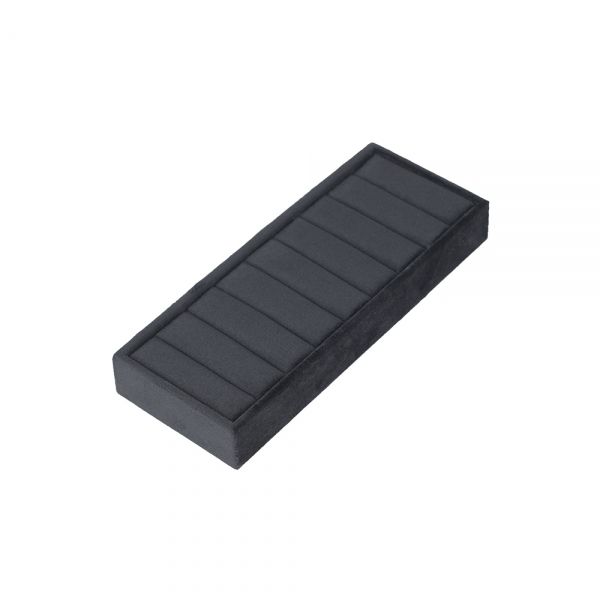 뉴벨벳 반지 팔찌 겸용 진열대 블랙 20x8.5x2.5cm