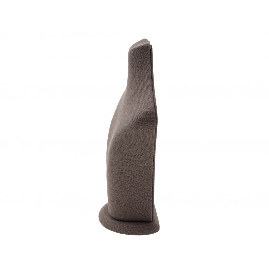 린넨 스탠드 목걸이 마네킹 진열대 브라운 소 18x7.2x22.5