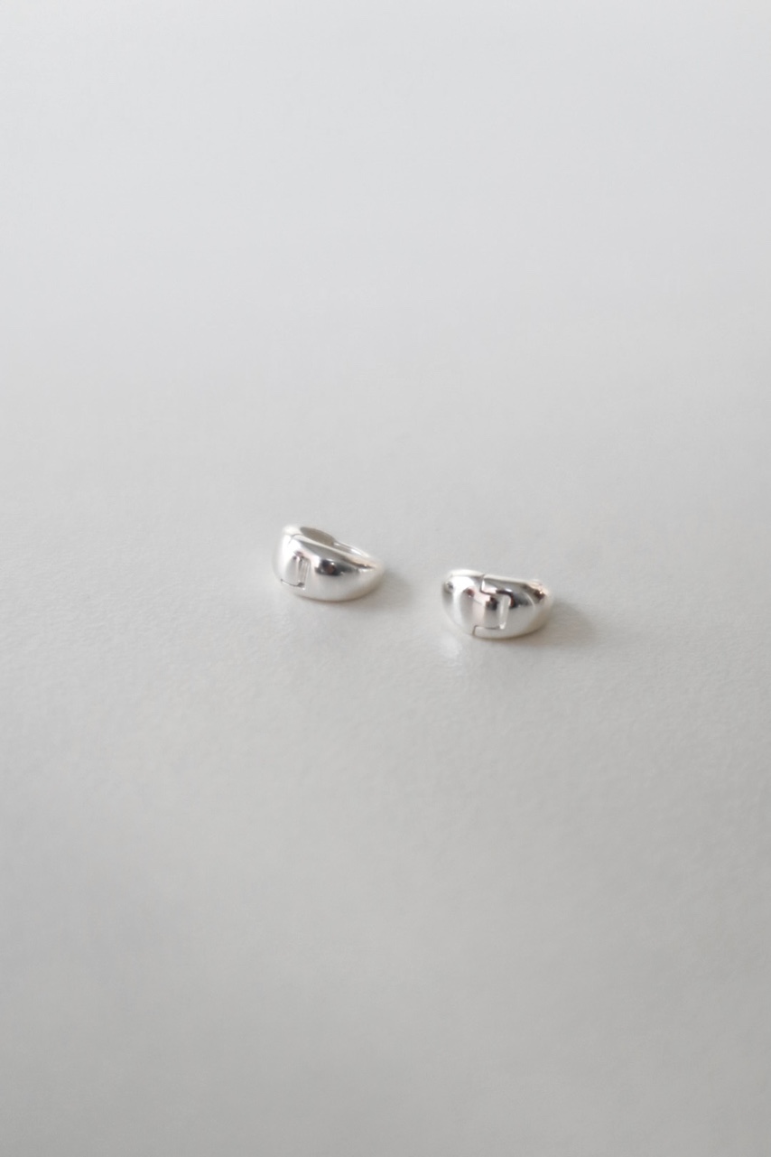 Pure one-touch earring 02 • 925silver