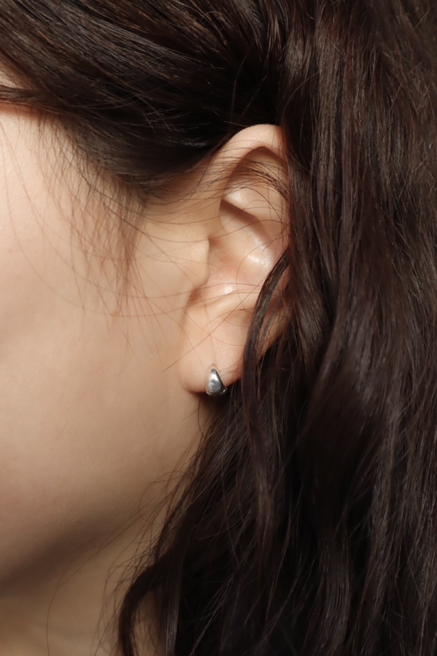 Pure one-touch earring 02 • 925silver