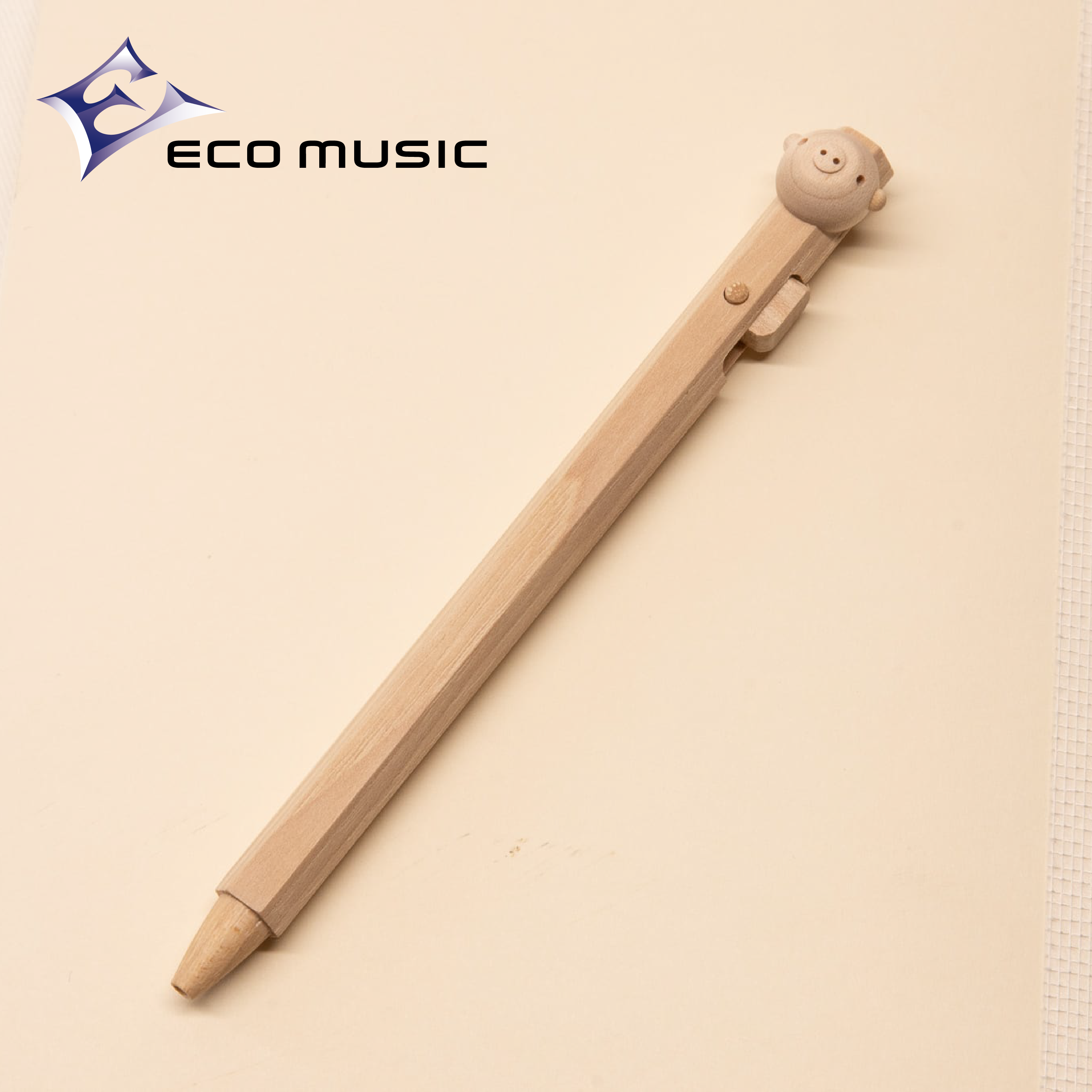 Eco Music 드럼스틱으로 만든 동물모양 볼펜 ANIMAL PEN