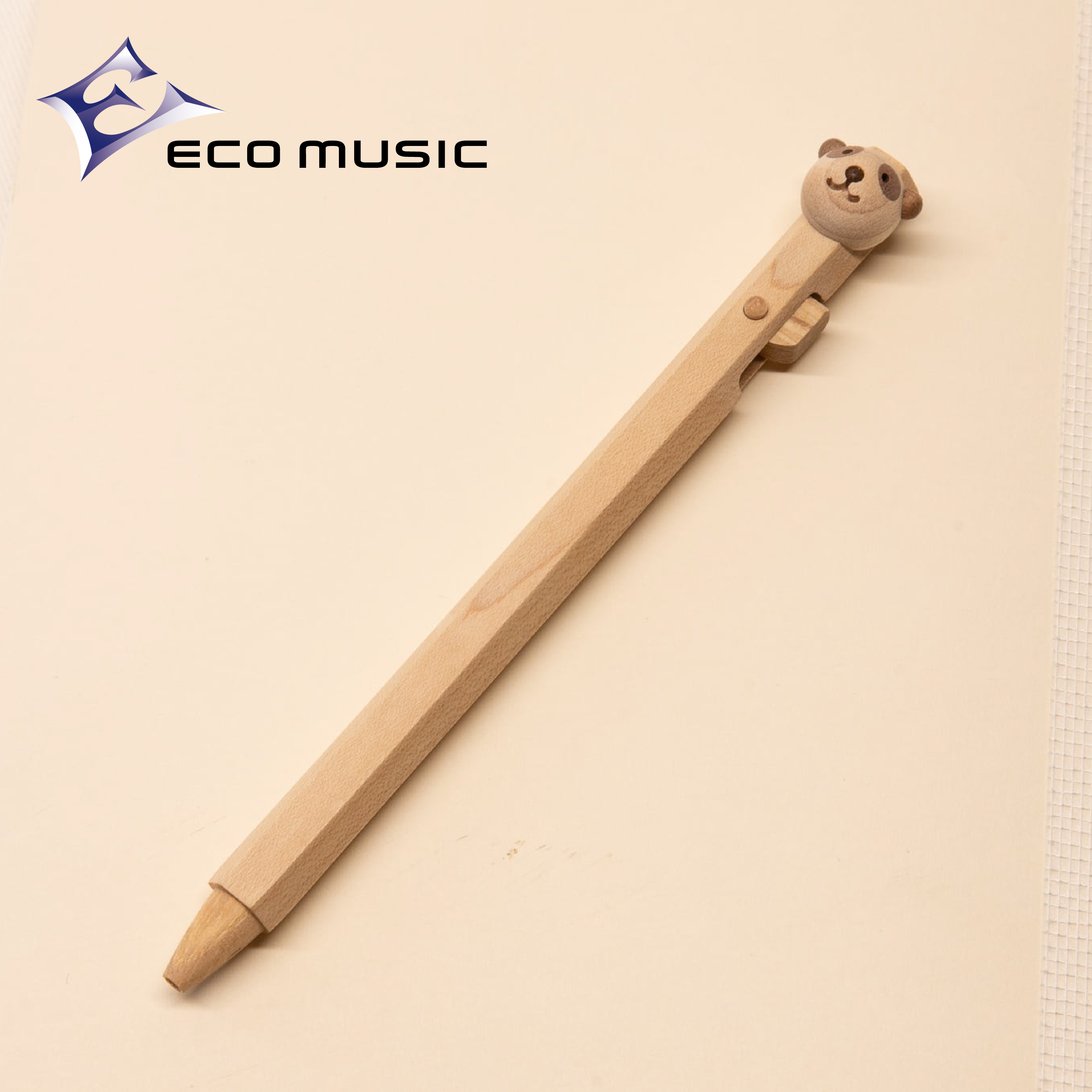Eco Music 드럼스틱으로 만든 동물모양 볼펜 ANIMAL PEN