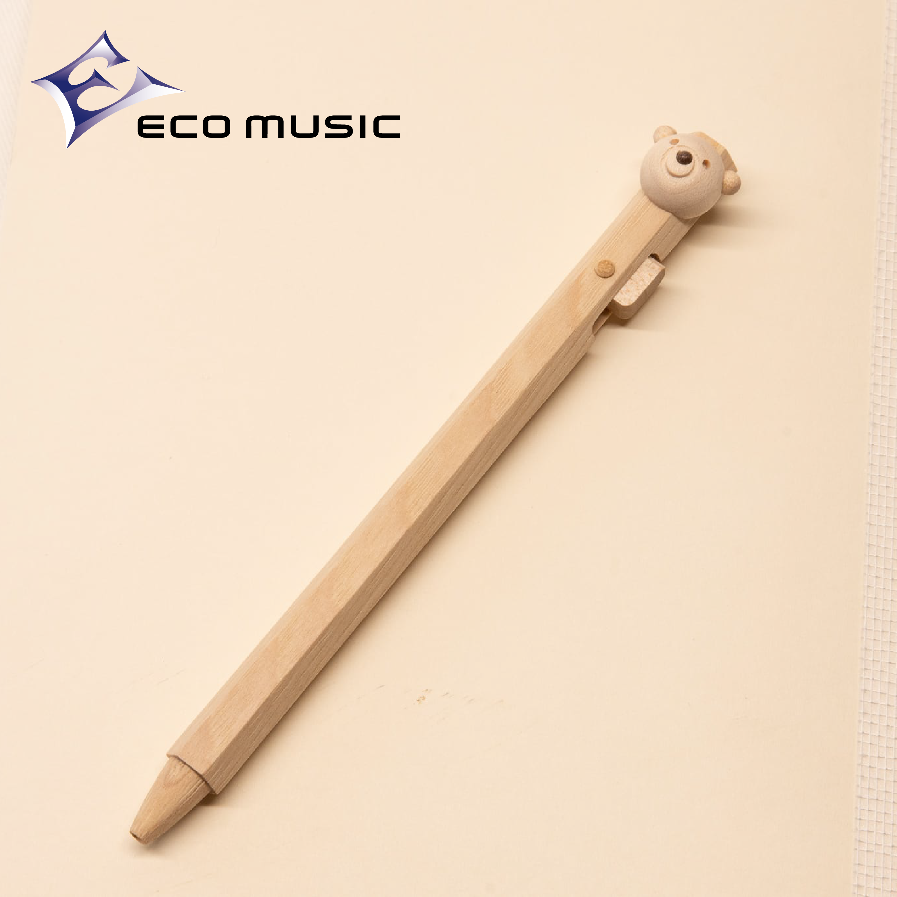 Eco Music 드럼스틱으로 만든 동물모양 볼펜 ANIMAL PEN