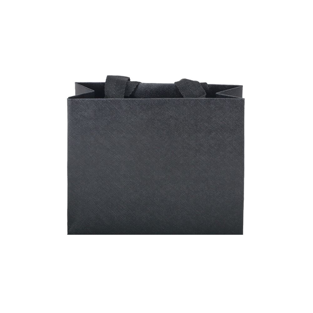 블랙 가로형 쇼핑백 15x6x12 10장