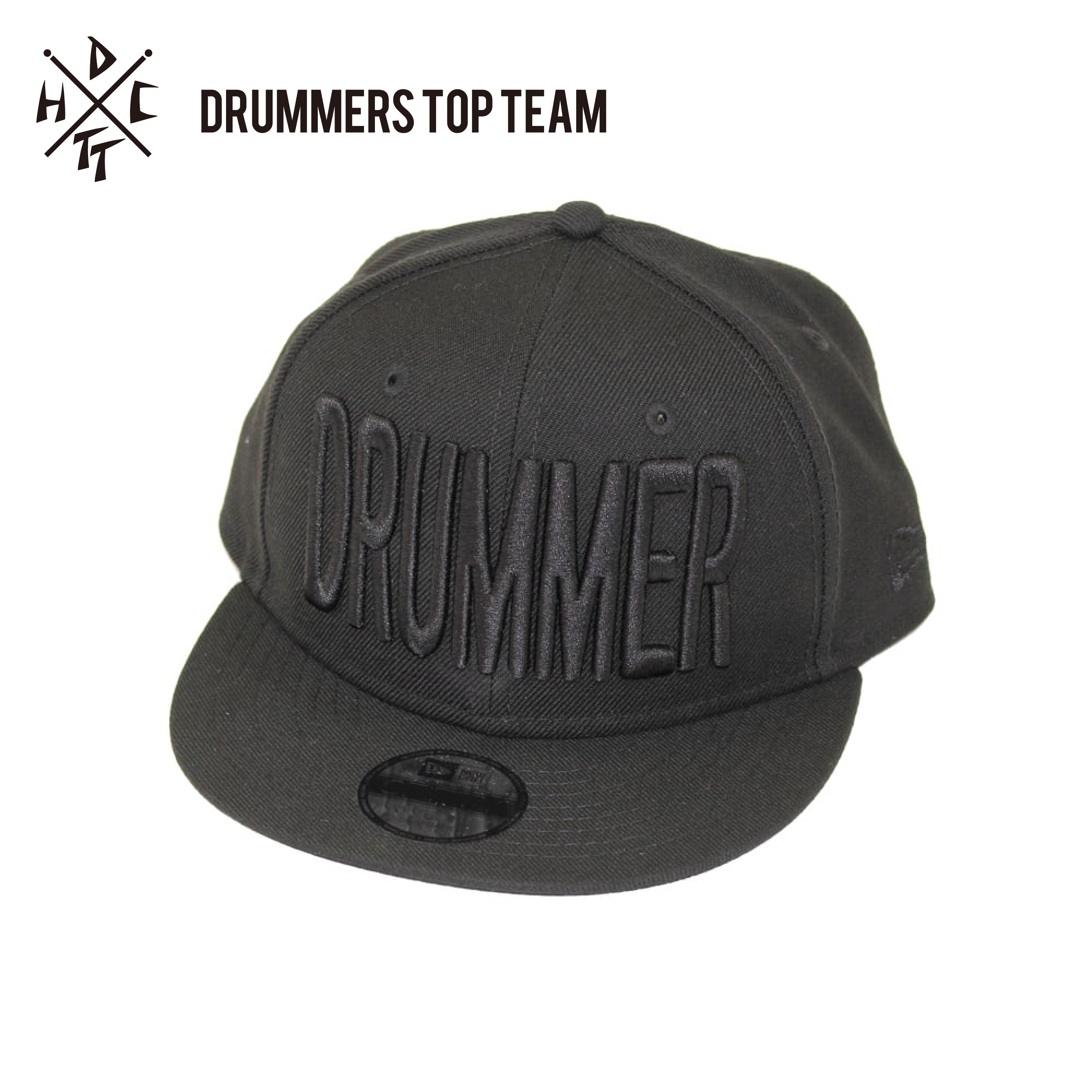 DTT x NEW ERA 콜라보 드러머 모자 ~NEW ERA 59FIFTY BLACKxBLACK~