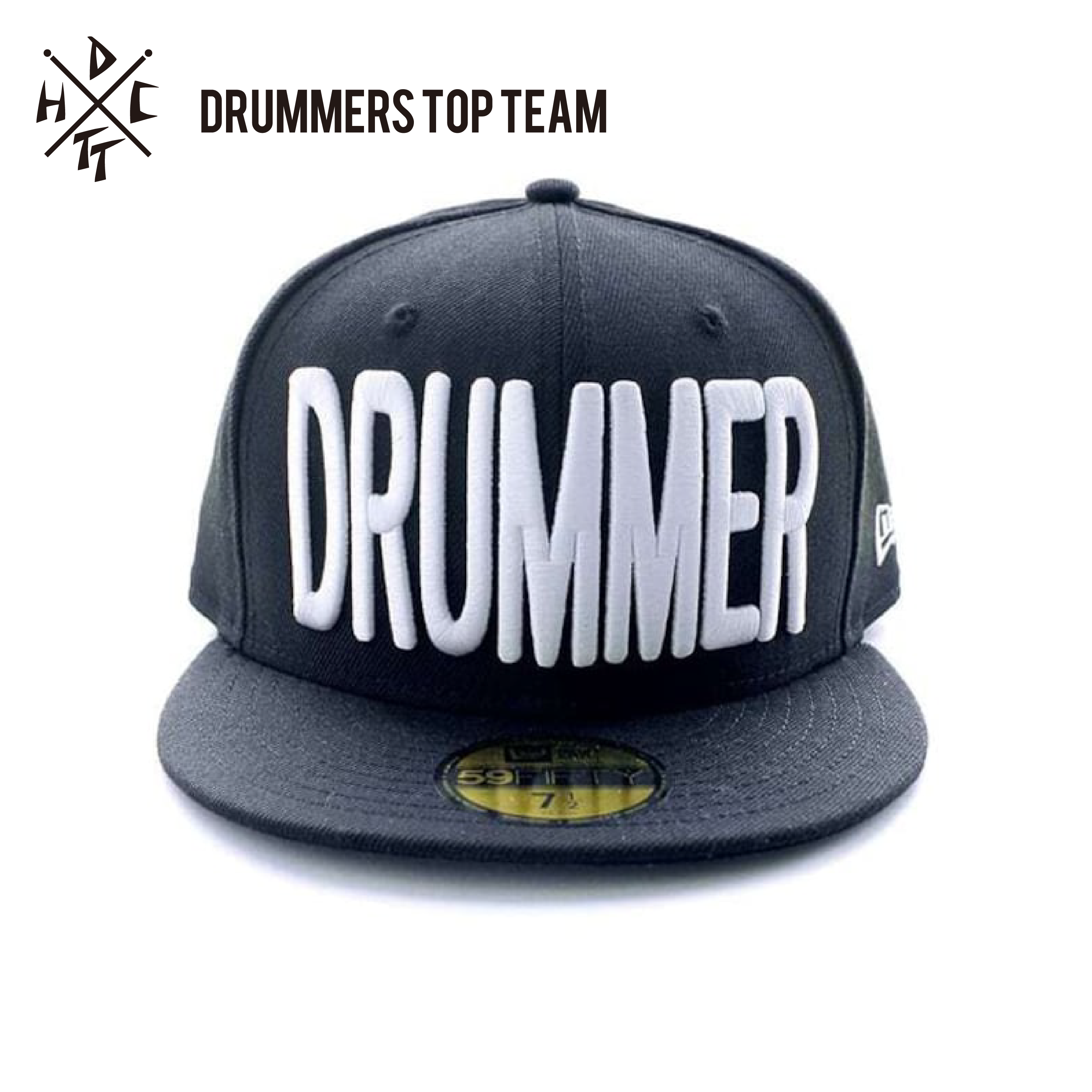 DTT x NEW ERA 콜라보 드러머 모자 ~NEW ERA 59FIFTY WHITExBLACK~