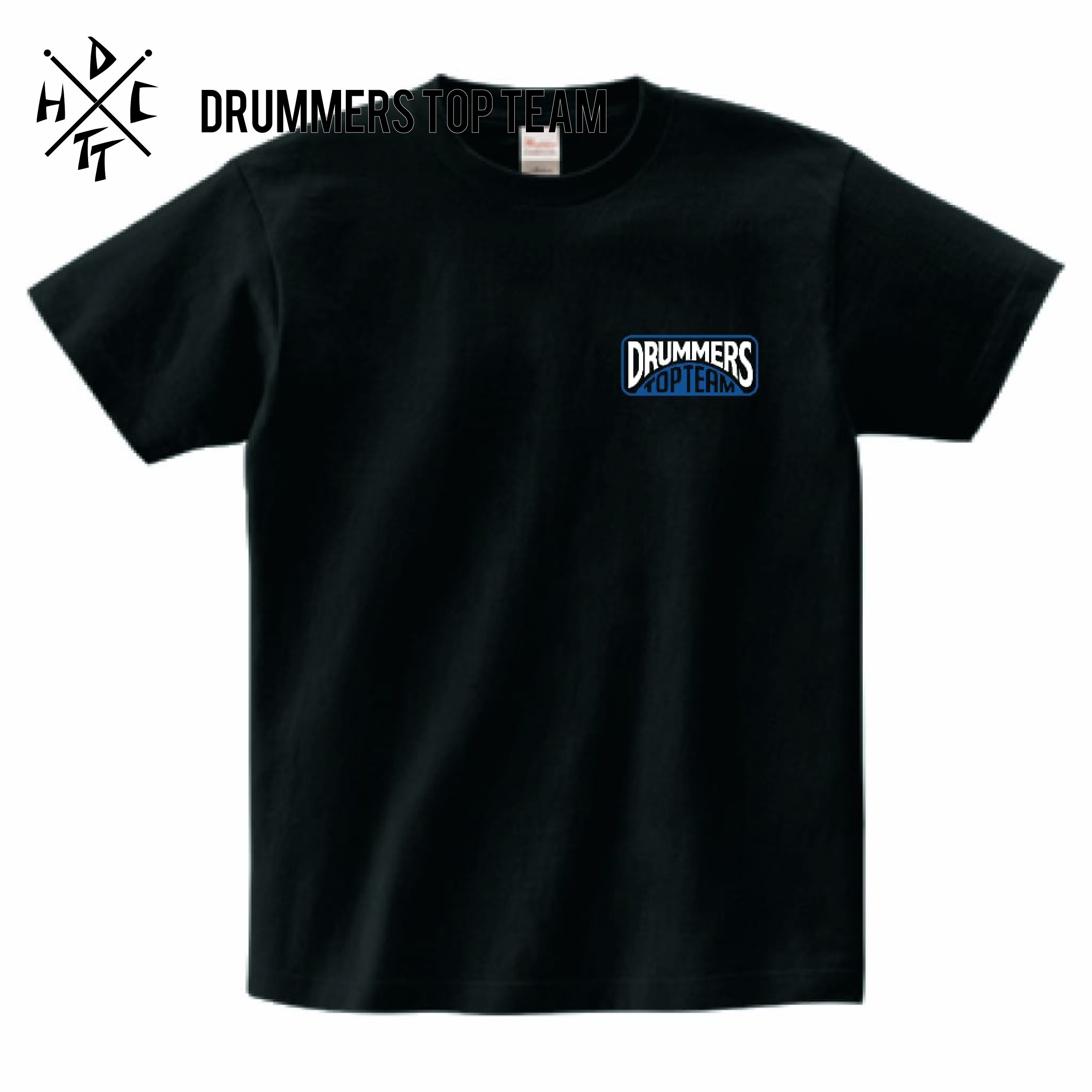 DTT 티셔츠 TYPE02 BLACKxBLUE