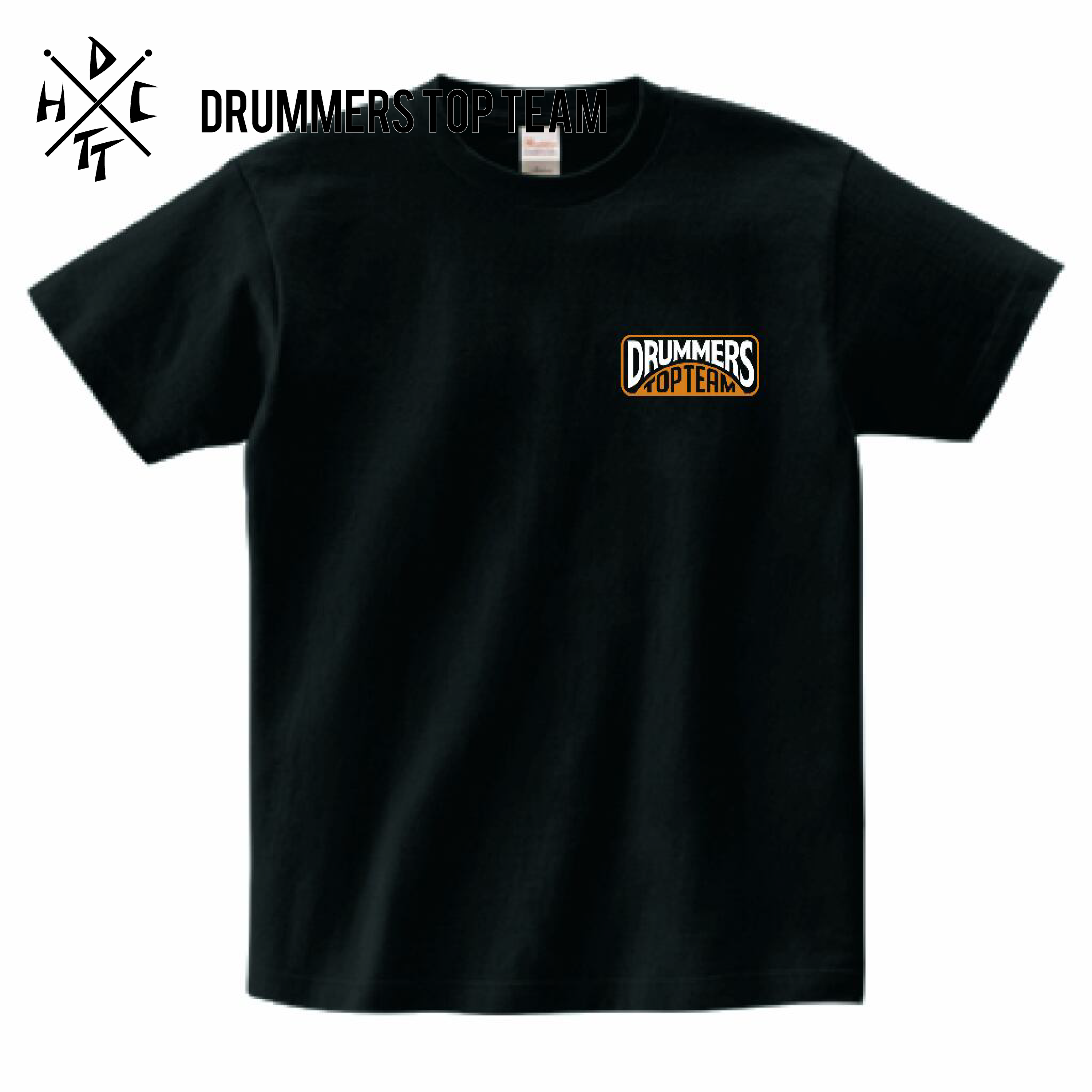 DTT 티셔츠 TYPE02 BLACKxORANGE