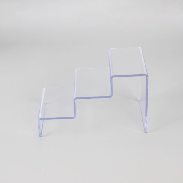 절곡형 3단 다용도 진열대 투명 9x15x9cm