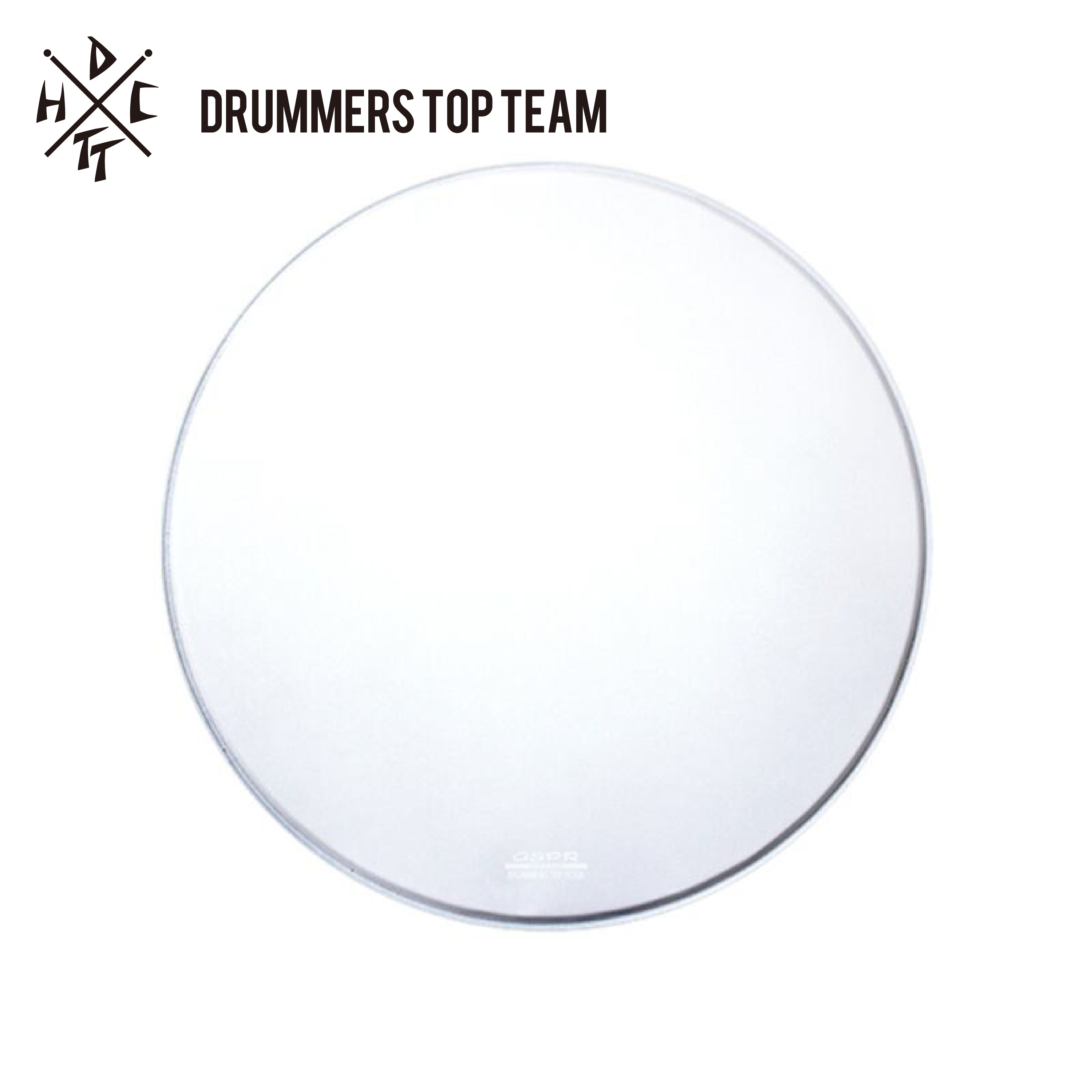 DTT x aspr 22인치 베이스 프론트 드럼 헤드 WHITE w/Ring Mute