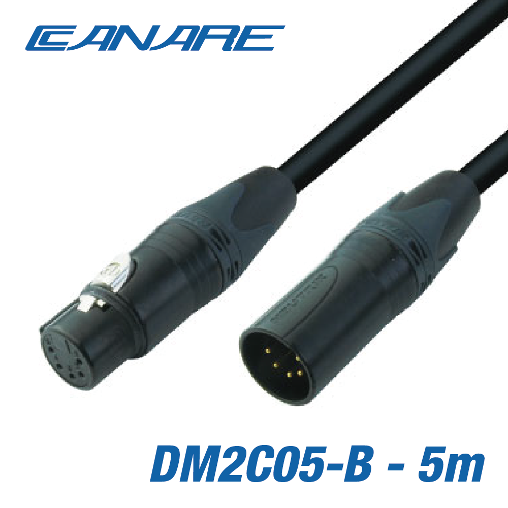 CANARE DMX 조명 코드 5m DM2C05-B