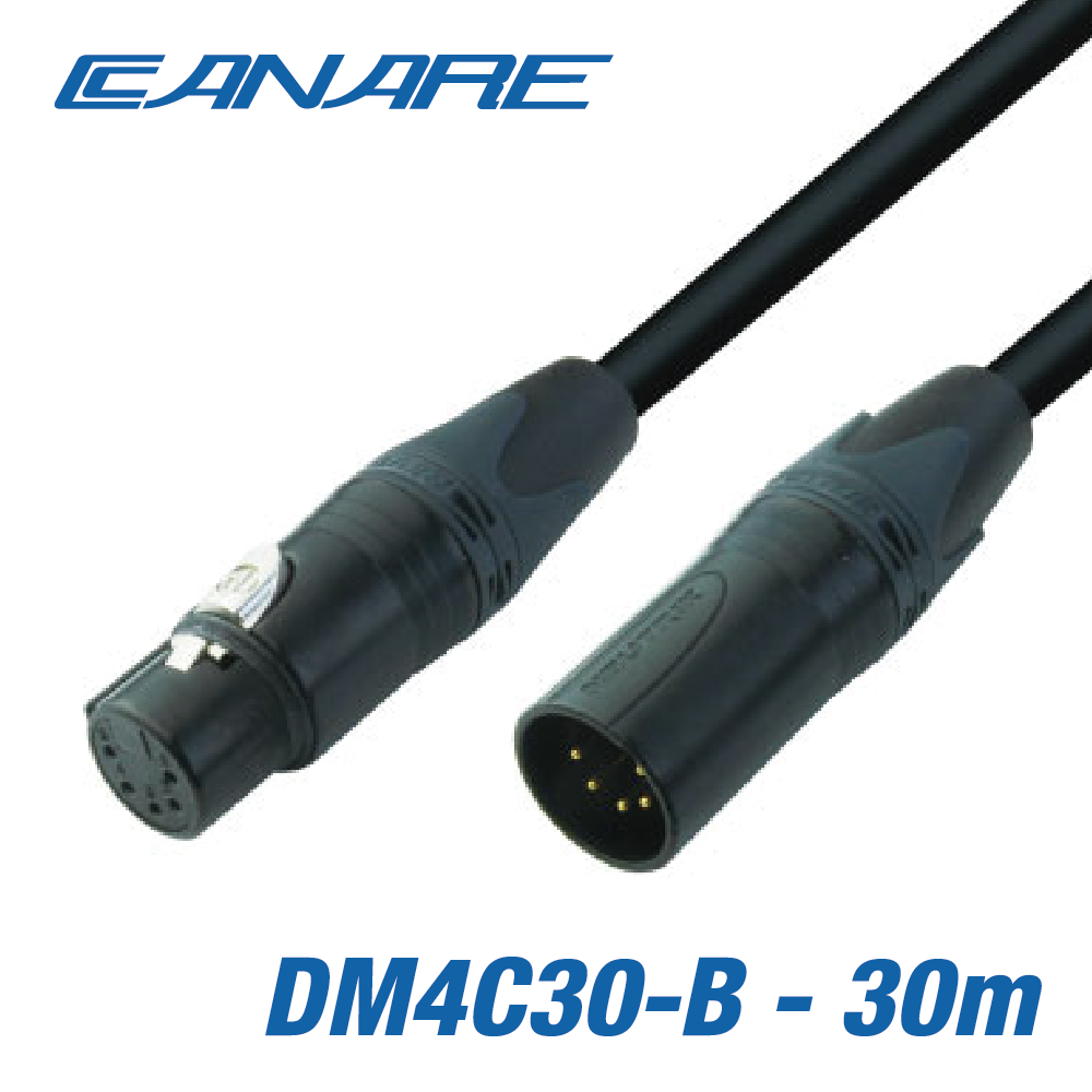 CANARE DMX 조명 코드 30m DM4C30-B