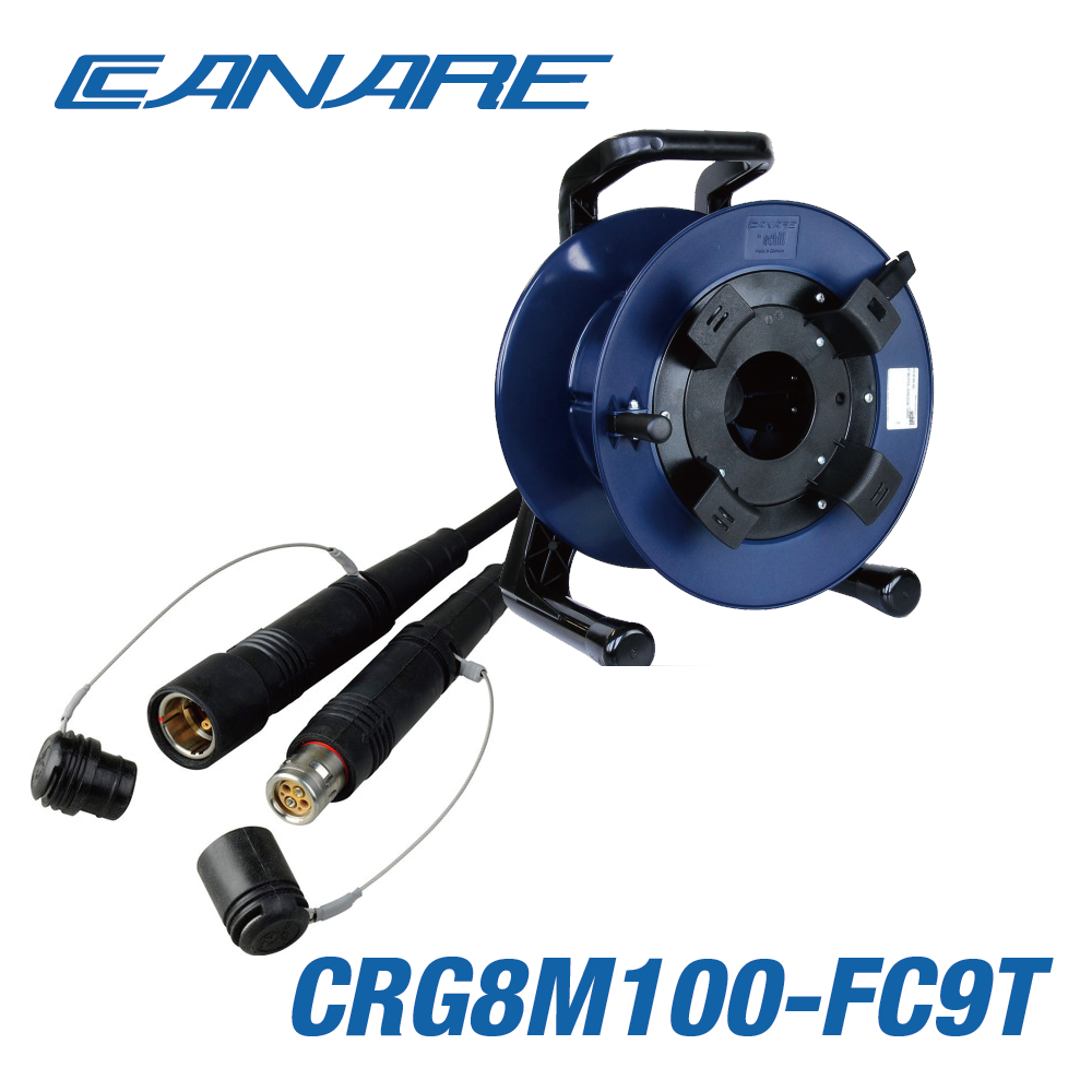 CANARE HFO 카메라 광 코드 + 경량 케이블릴 100m CRG8M100-FC9T