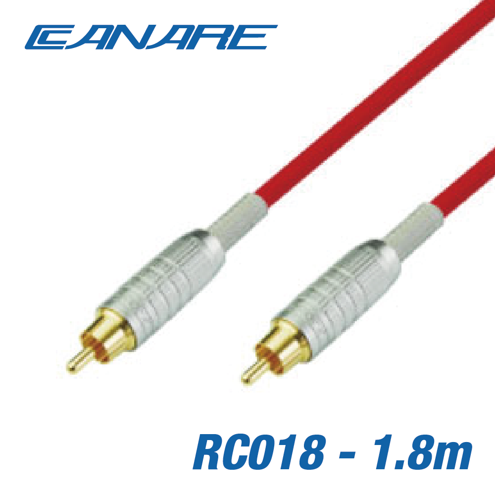 CANARE RCA 오디오 코드 1.8m RC018