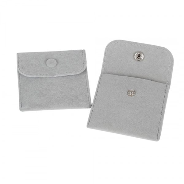 사각 단추 주머니 그레이 9x9cm 20장