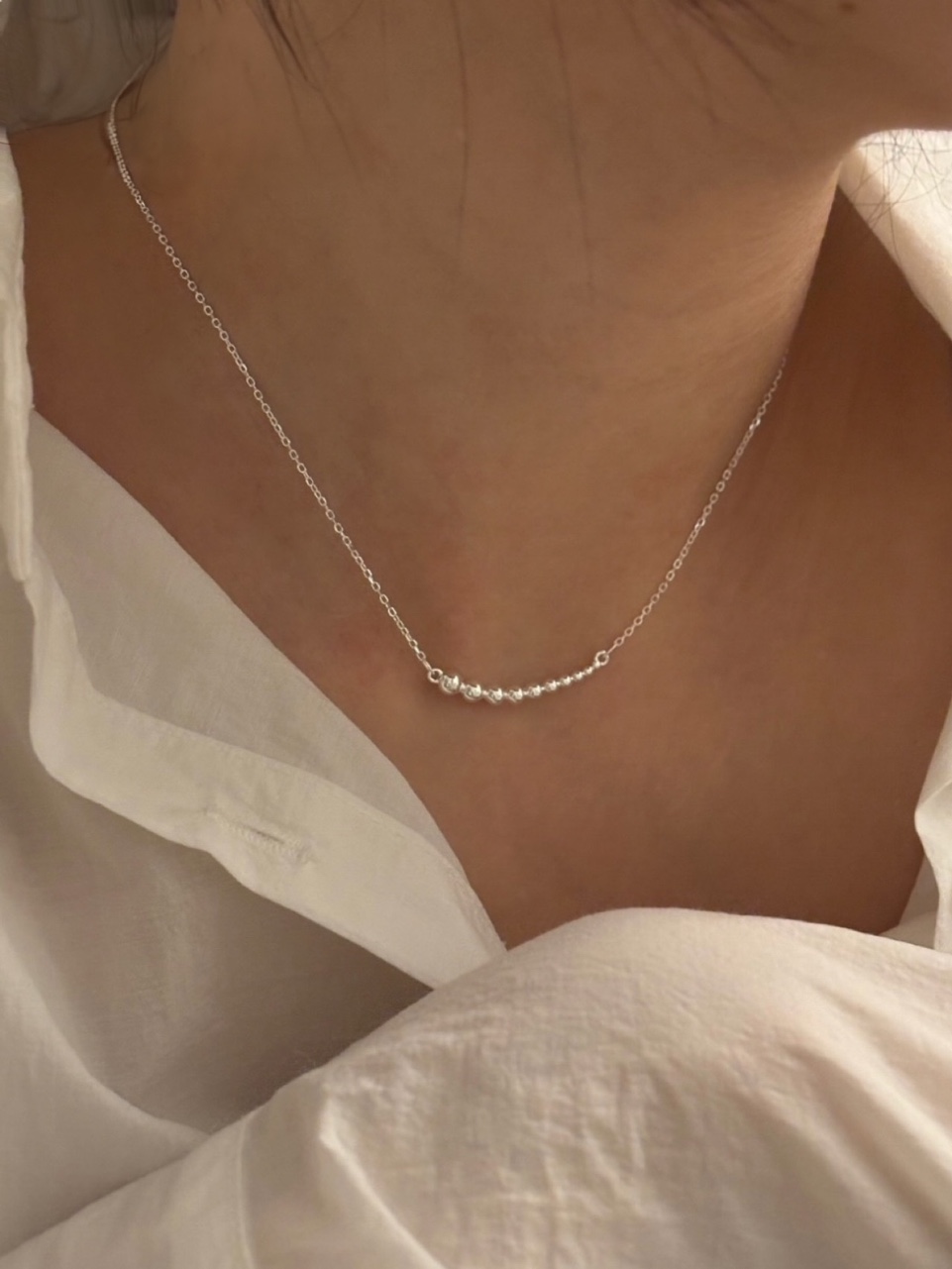 Plain necklace 02 • silver925