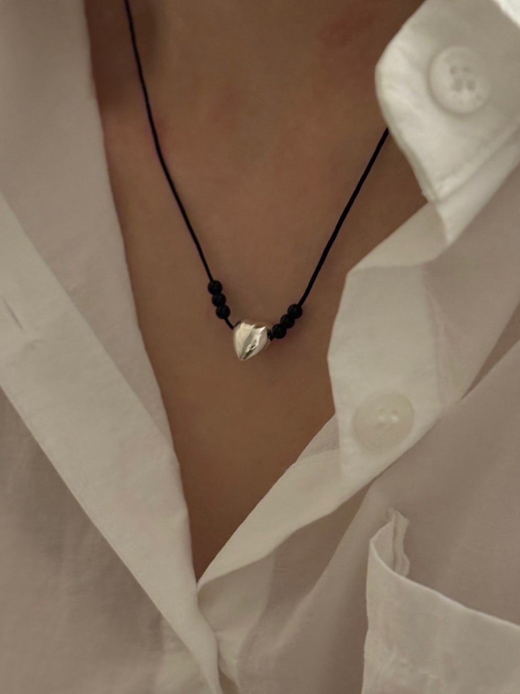 Love on necklace • silver925