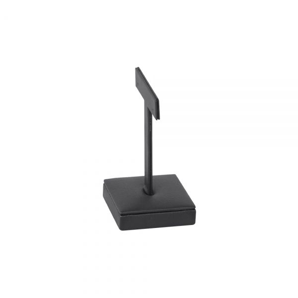 인조가죽 일자 T형 귀걸이 진열대 블랙 소 5x4.5x8.5