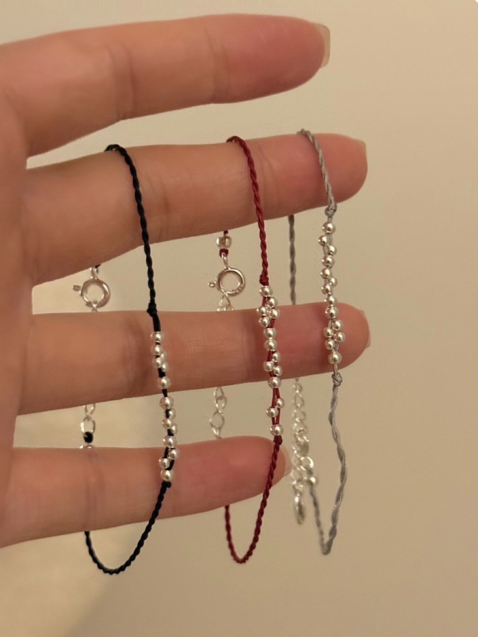 Minibell bracelet / 3colors • silver925