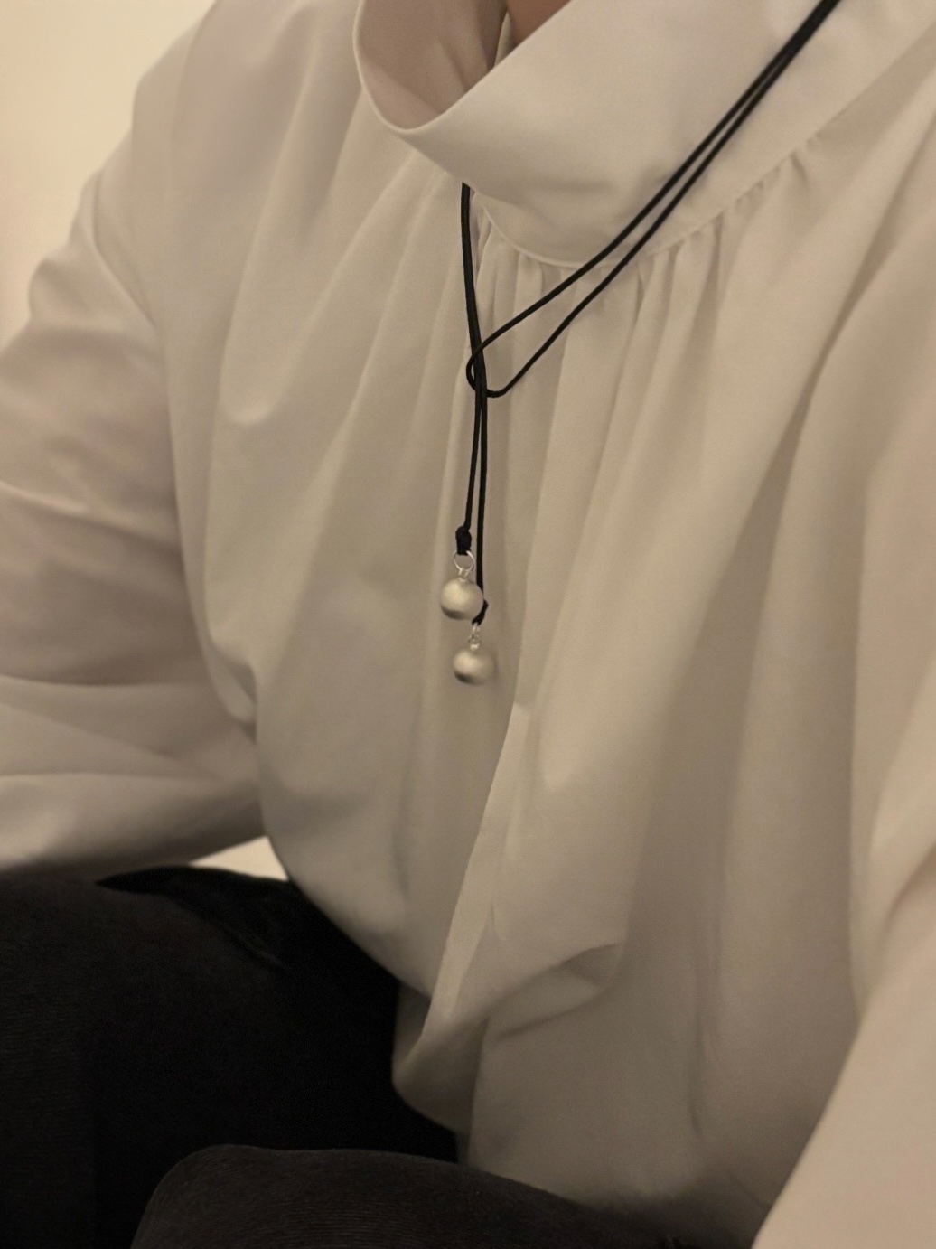 Tie necklace silver925