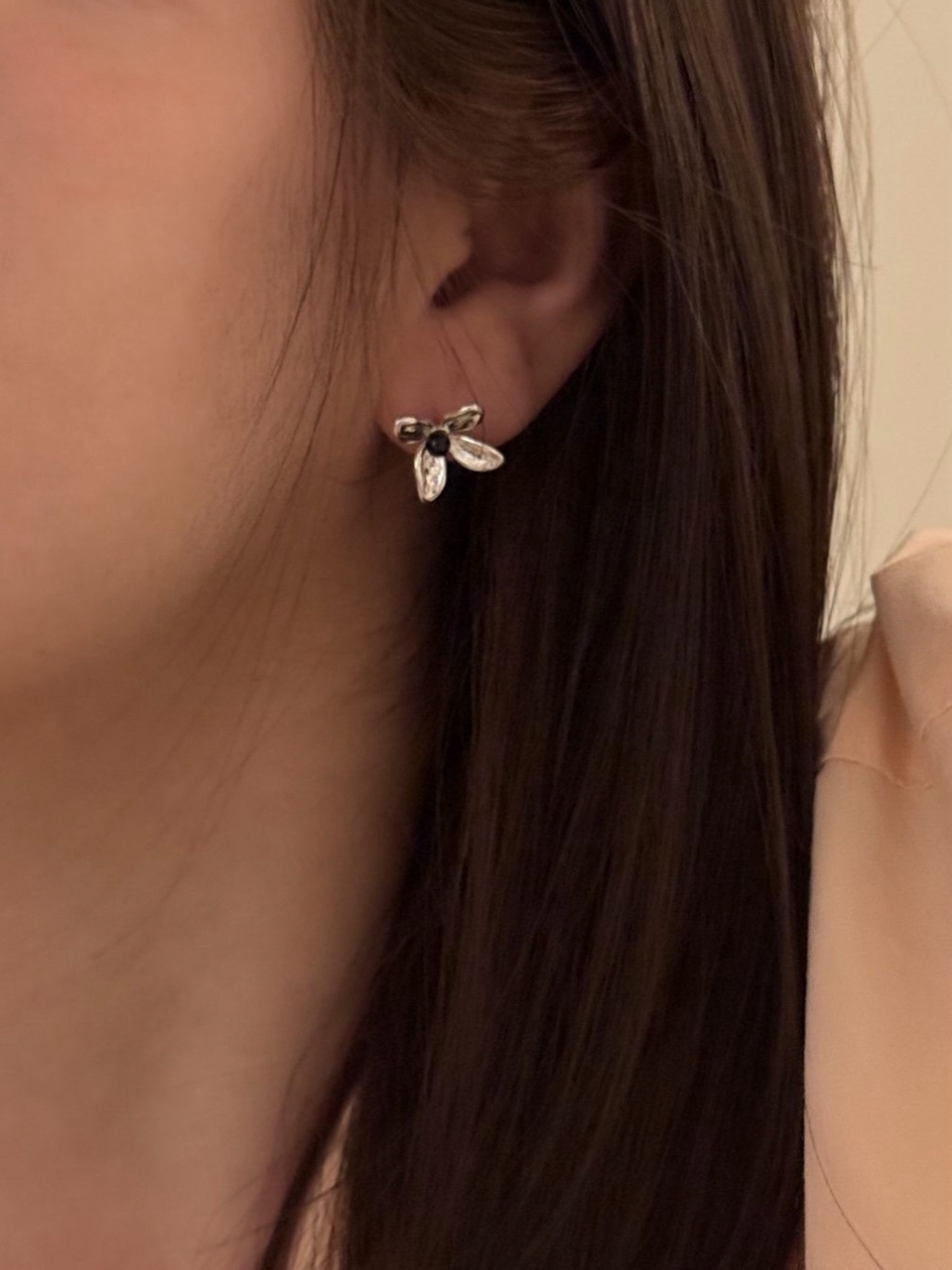 Flower earring 02 / 2colors • silver925